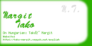 margit tako business card